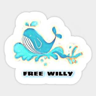 Free willy Sticker